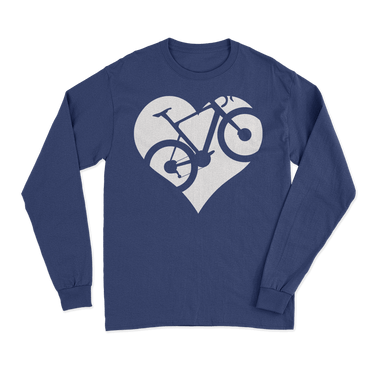 Heart Bike Long Sleeve T-Shirt
